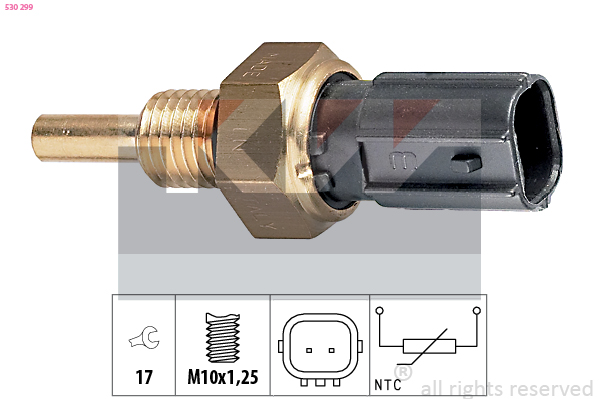 Senzor,temperatura lichid de racire 530 299 KW